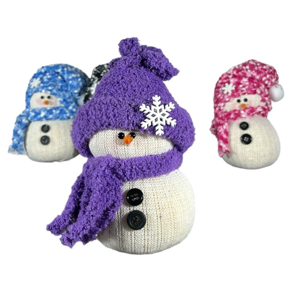 HANDMADE Single Sock Beanie Snowman (Please choose 1 or bundle)